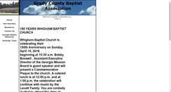 Desktop Screenshot of gradycountybaptist.org